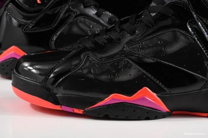 MaikeSneakers Jordan 7 Black Patent Retro Air 313358-006 0805